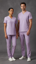 Lilac Unisex Scrub Tunic
