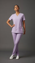 Lilac Unisex Scrub Tunic
