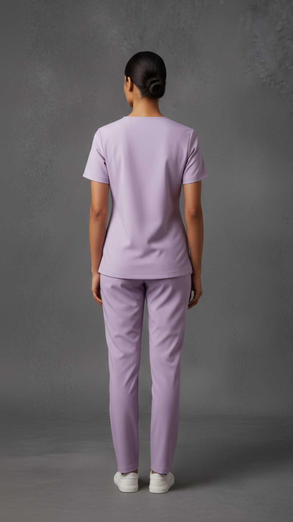 Lilac Unisex Scrub Tunic