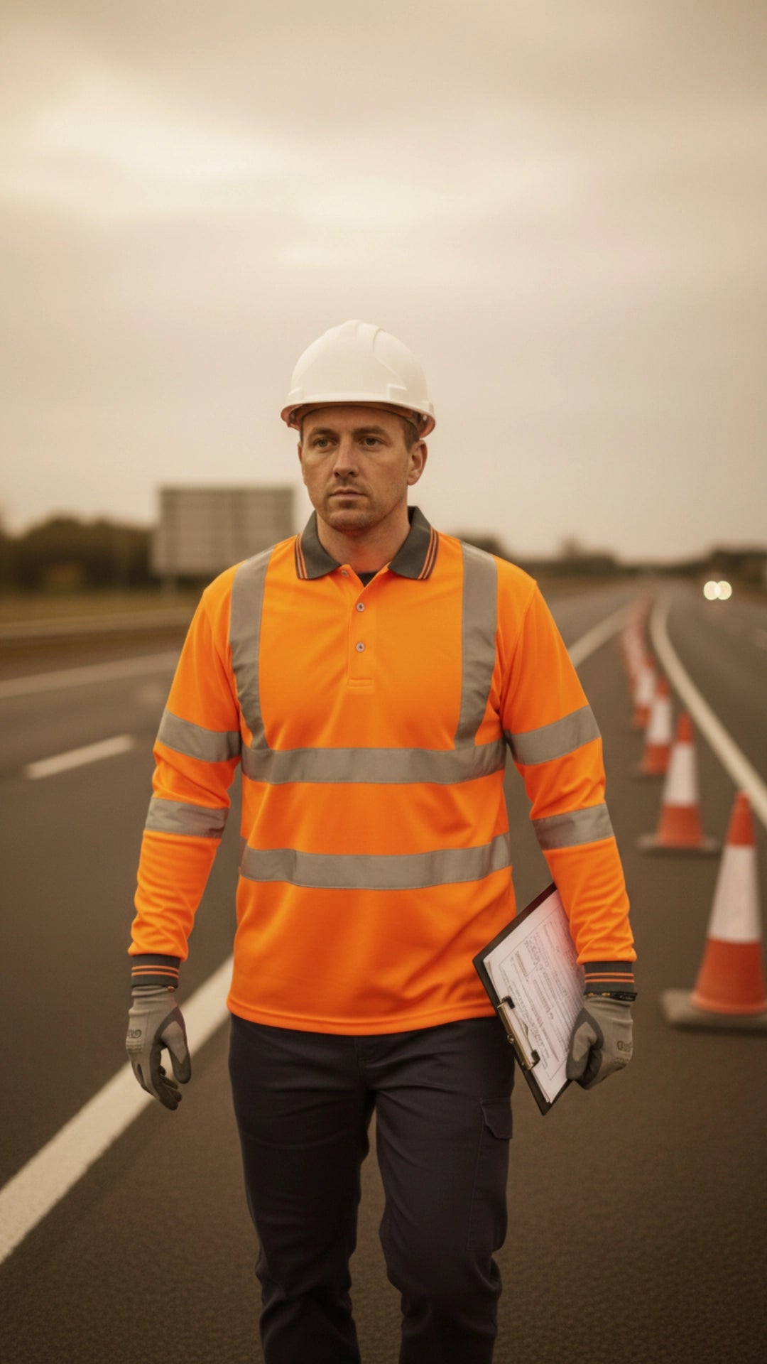 Portwest Hi-Vis Long Sleeve Polo Shirt – Yellow | Class 3 Reflective Safety Workwear