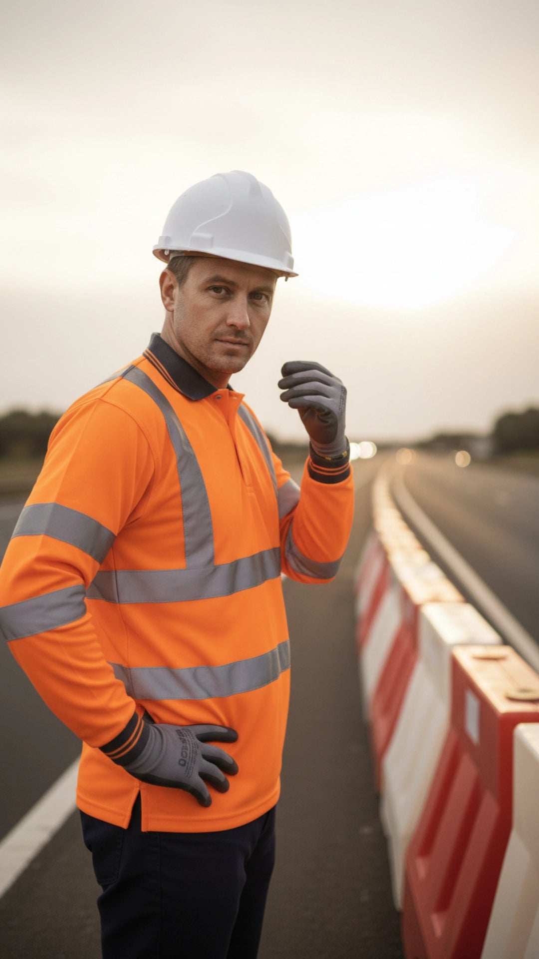 Portwest Hi-Vis Long Sleeve Polo Shirt – Yellow | Class 3 Reflective Safety Workwear