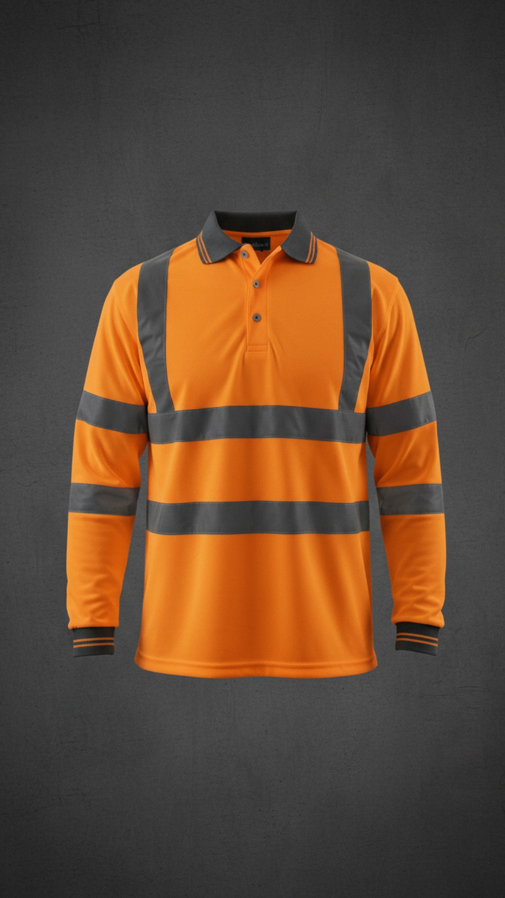 Portwest Hi-Vis Long Sleeve Polo Shirt – Yellow | Class 3 Reflective Safety Workwear