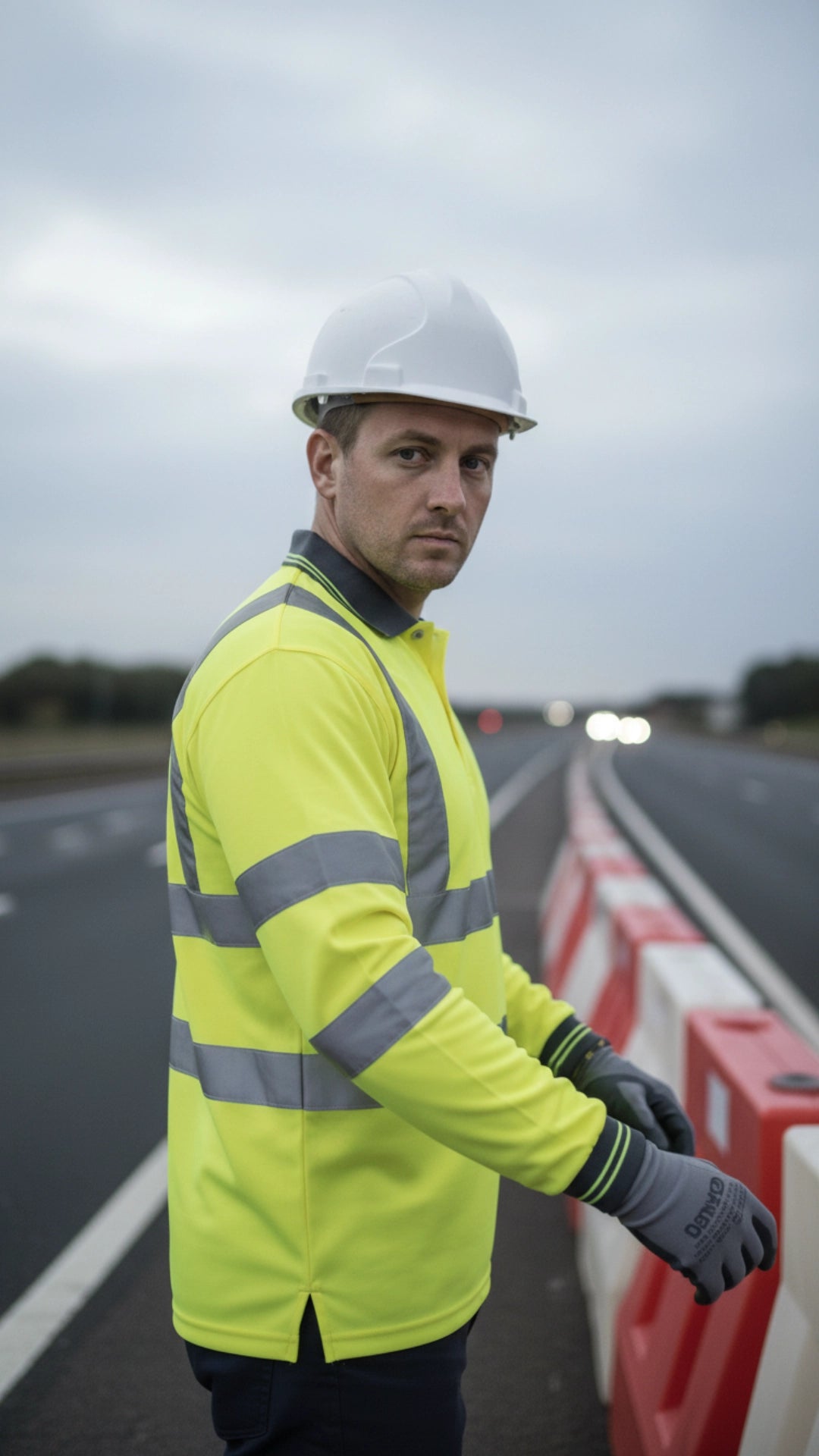 Portwest Hi-Vis Long Sleeve Polo Shirt – Orange | Class 3 Rail Safety Workwear