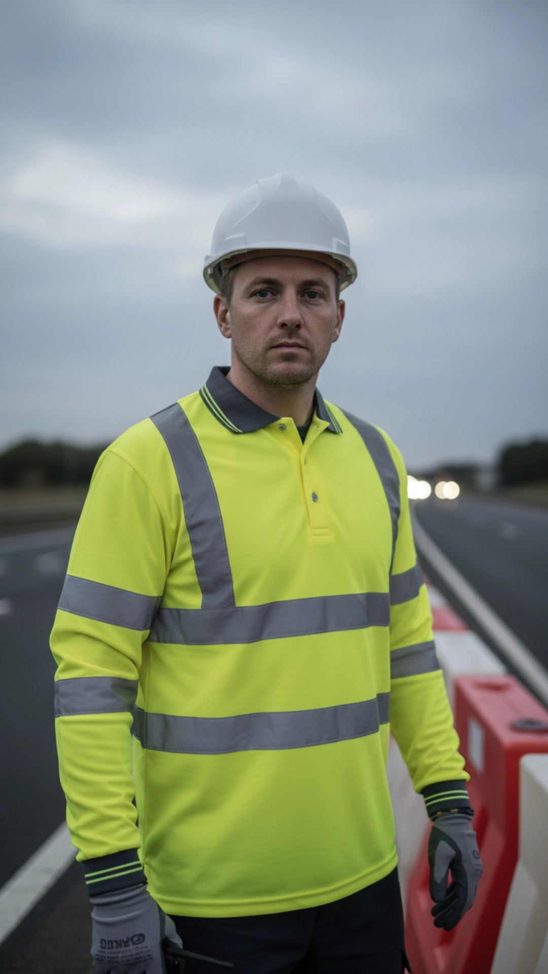 Portwest Hi-Vis Long Sleeve Polo Shirt – Orange | Class 3 Rail Safety Workwear