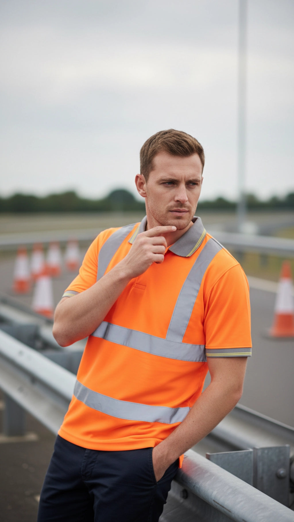 Portwest Hi-Vis Polo Shirt – Orange | Class 2 Reflective Safety Workwear