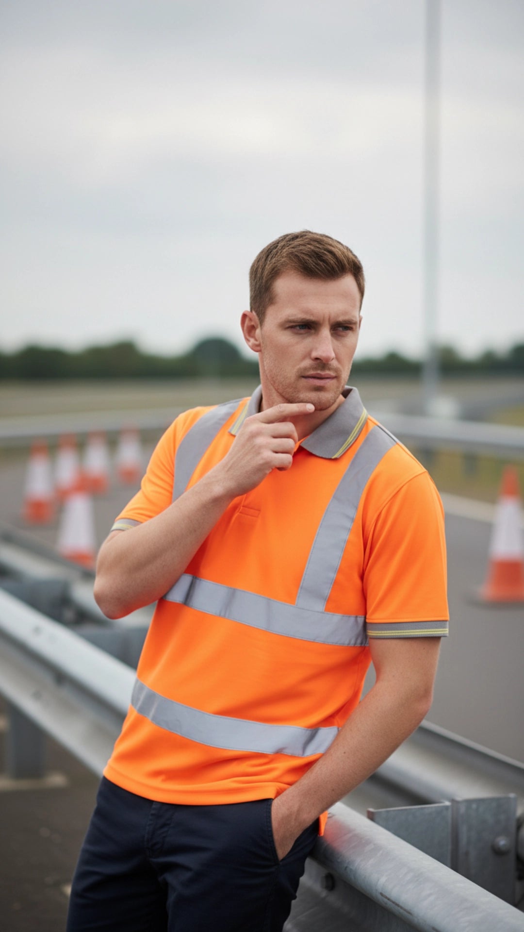 Portwest Hi-Vis Polo Shirt – Orange | Class 2 Reflective Safety Workwear