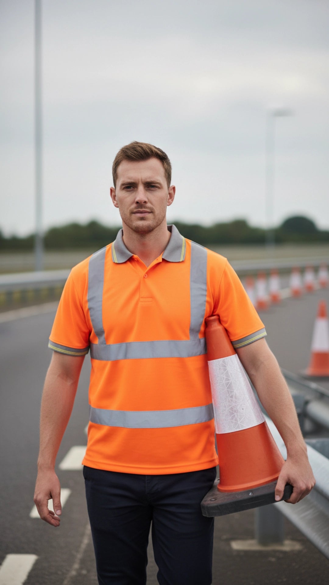 Portwest Hi-Vis Polo Shirt – Orange | Class 2 Reflective Safety Workwear